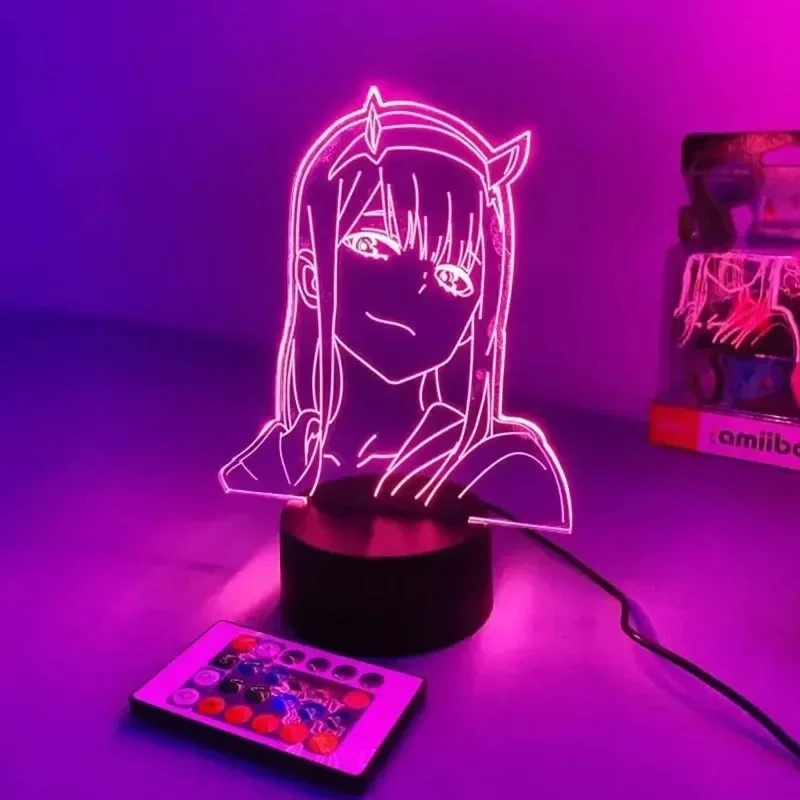 3D Printing Lamp - Zero Two Anime Night Light Action