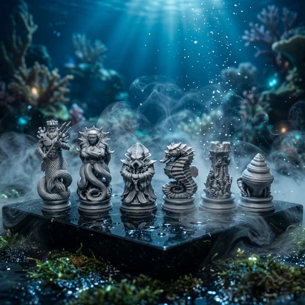 3D Printing Chess - 16 SZT. Figurki do szachów z