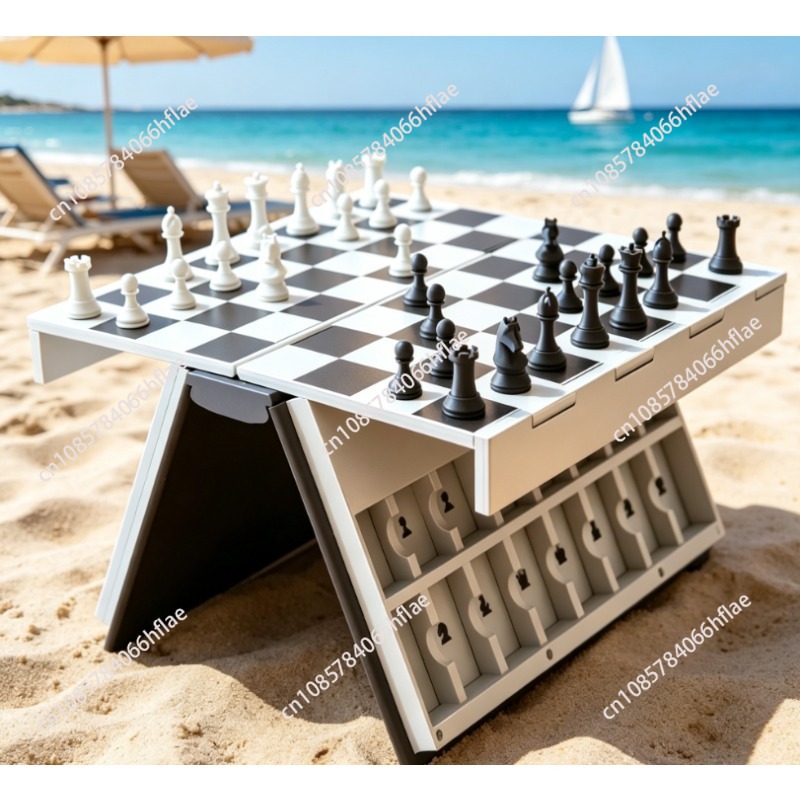 3D Printing Chess - Nowa, składana, magnetyczna szachownica 3D, przenośna