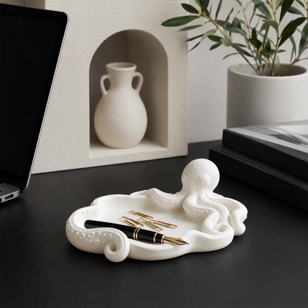 3D Printing Ring Holder - Taca do przechowywania w stylu oceanicznym,
