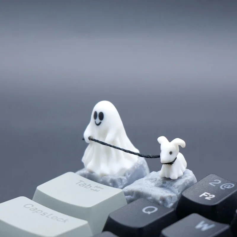 3D Printing App - Ghost Puppy Resin Keycap Niestandardowy nadruk
