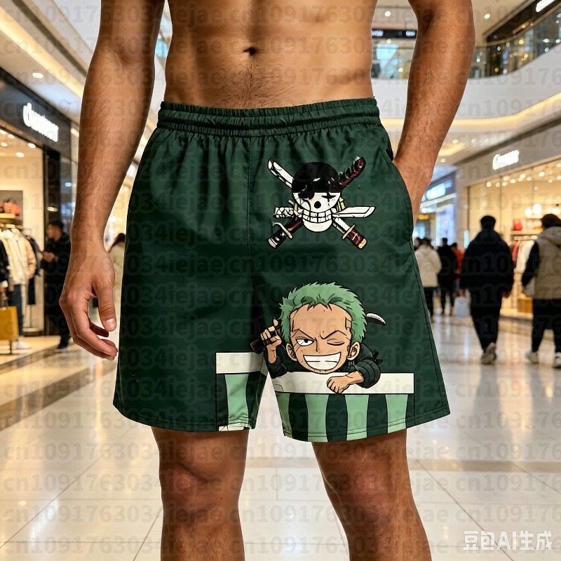 3D Printing One Piece - Szorty One Piece z nadrukiem 3D