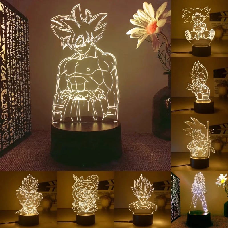 3D Printing Lamp - Lampka nocna LED 3D Dragon Ball