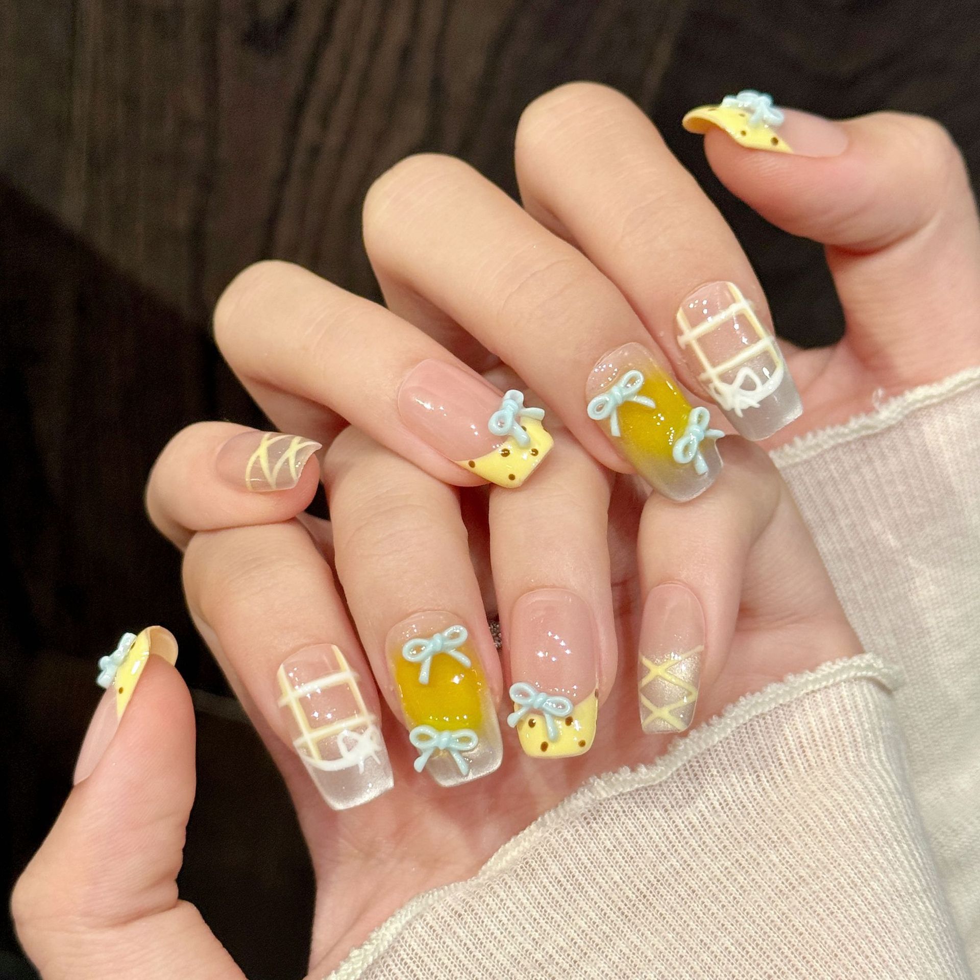 3D Printing Nails - 10 szt. Ręcznie Robione Kawaii Urocze