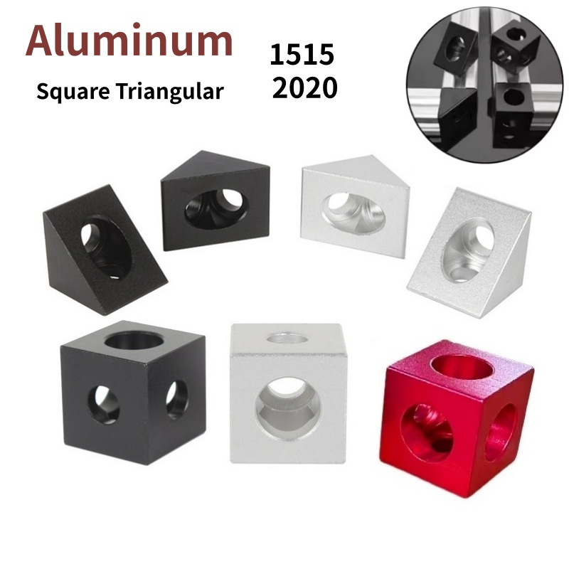 3D Printing Aluminium - 4 szt. Aluminiowe Klocki V-Slot, Trójkątne