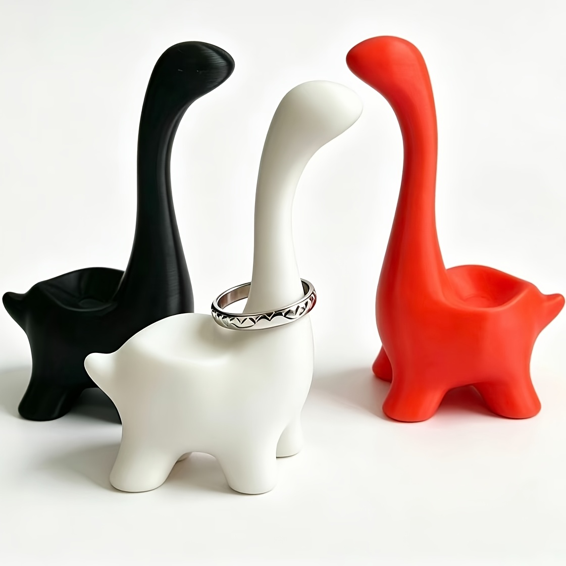 3D Printing Ring Holder - 2 szt. Prosty uchwyt na pierścionki
