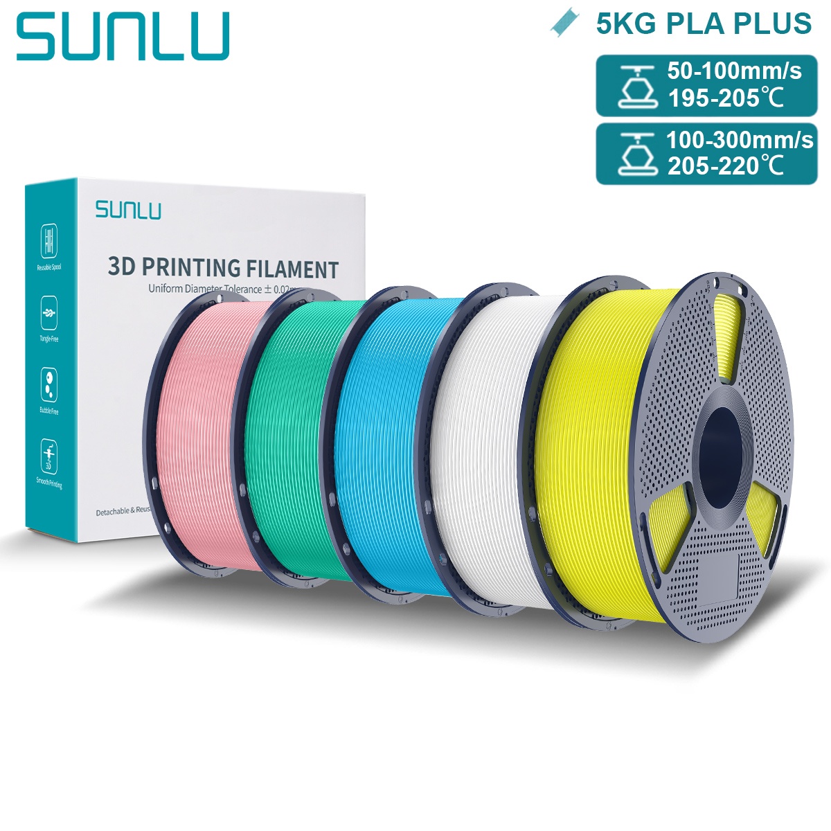 SUNLU PLA+ Filament 1.75mm do  – 3D Printing Fdm recenzja i cena