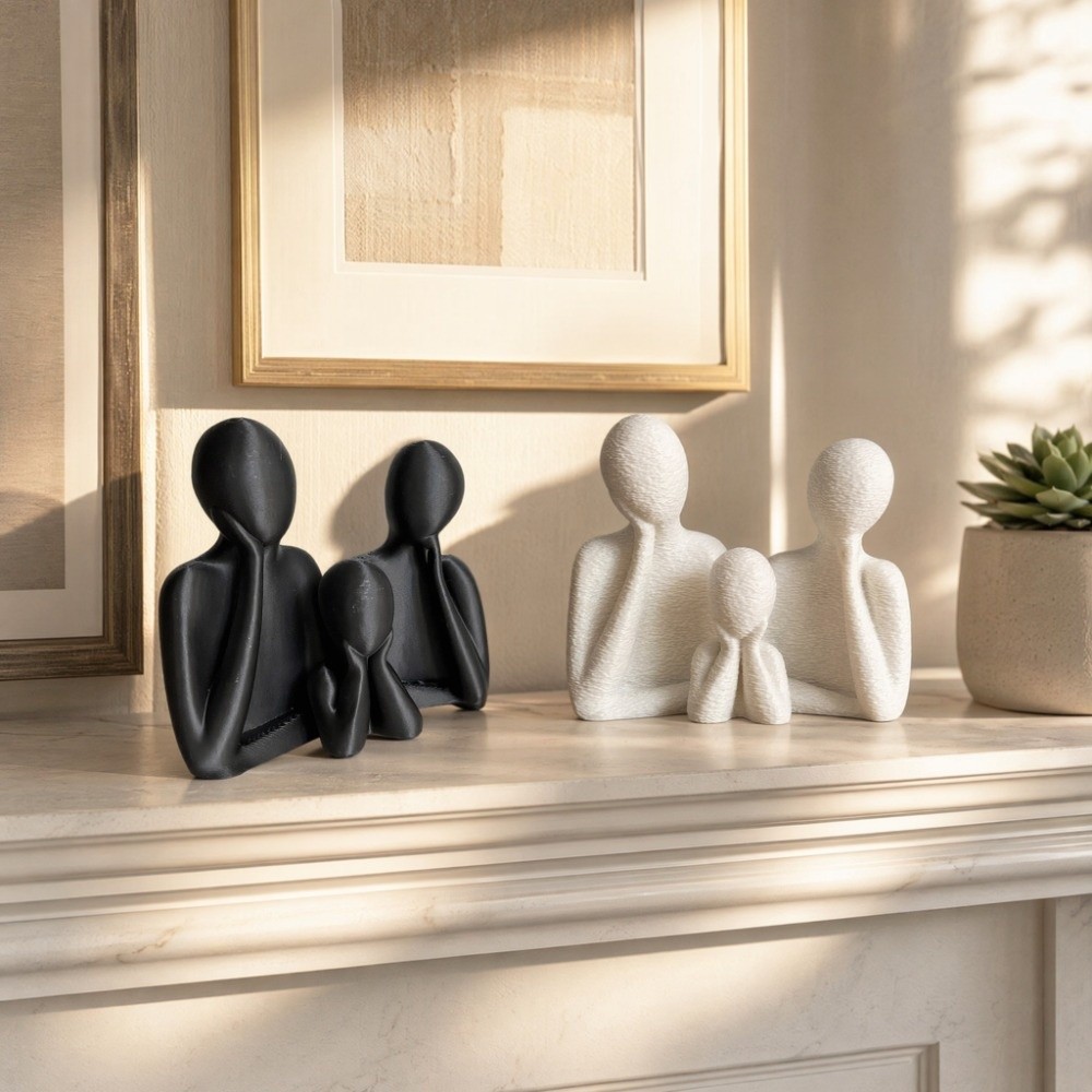 Rzeźba przedstawiająca całując – 3D Printing App recenzja i cena