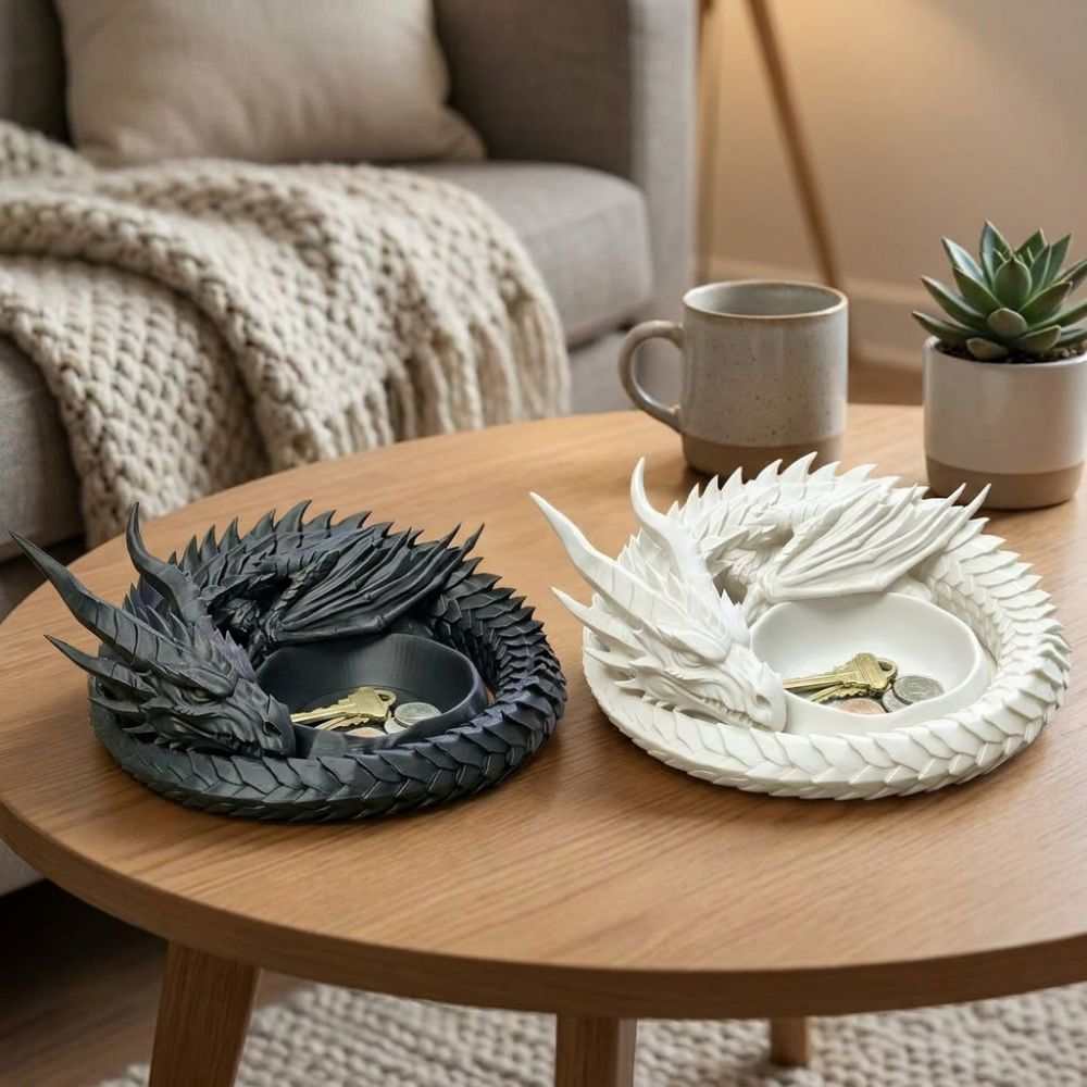 Kreatywna gotycka taca z nadru – 3D Printing Ring Holder recenzja i cena