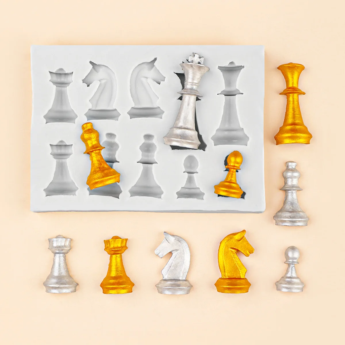 Forma silikonowa 3D do szachów – 3D Printing Chess recenzja i cena