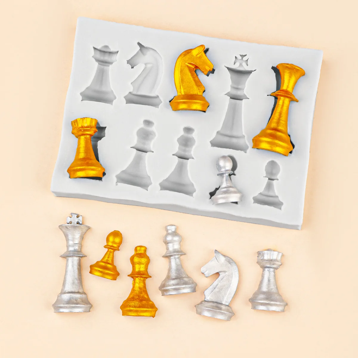 Forma silikonowa 3D do szachów – 3D Printing Chess recenzja i cena