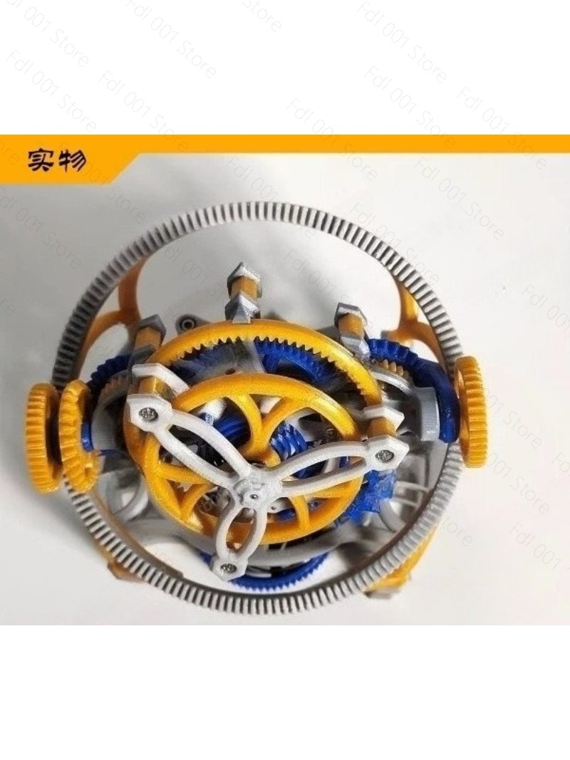 Mechaniczny model tourbillonu  – 3D Printing Model Free recenzja i cena