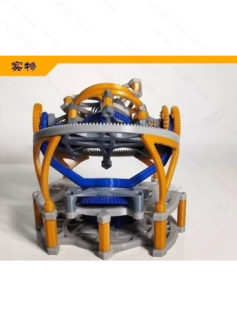 Mechaniczny model tourbillonu  – 3D Printing Model Free recenzja i cena