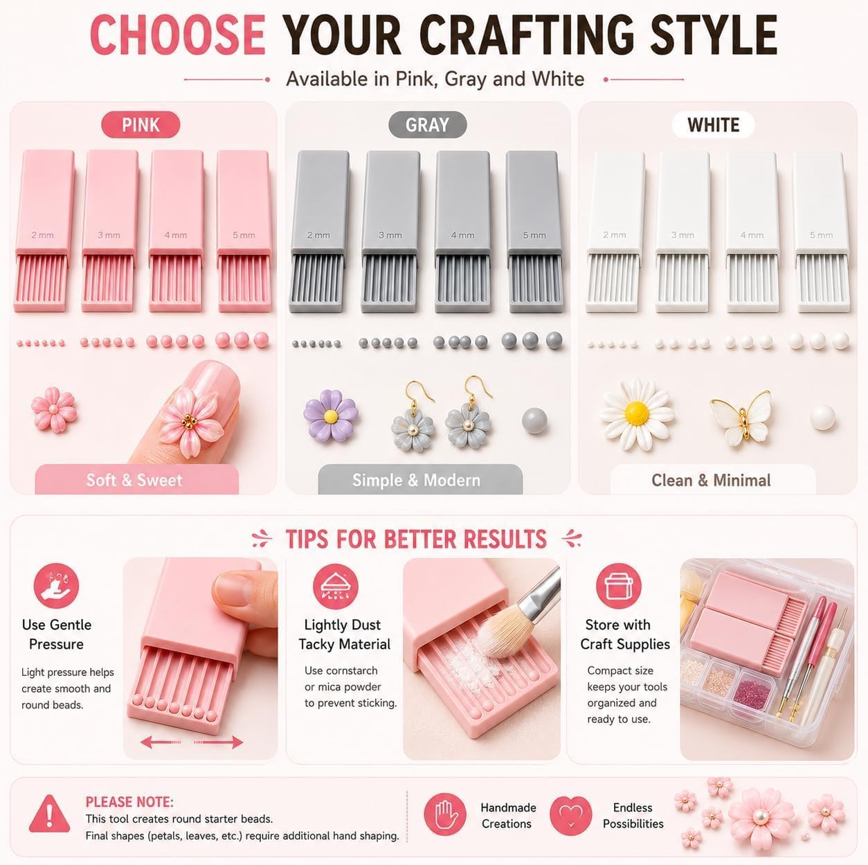 4 sztuki narzędzi do tworzenia – 3D Printing Nails recenzja i cena