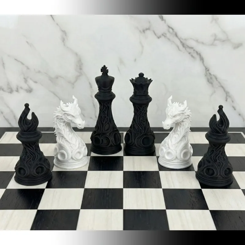 32-elementowy zestaw szachowy  – 3D Printing Chess recenzja i cena