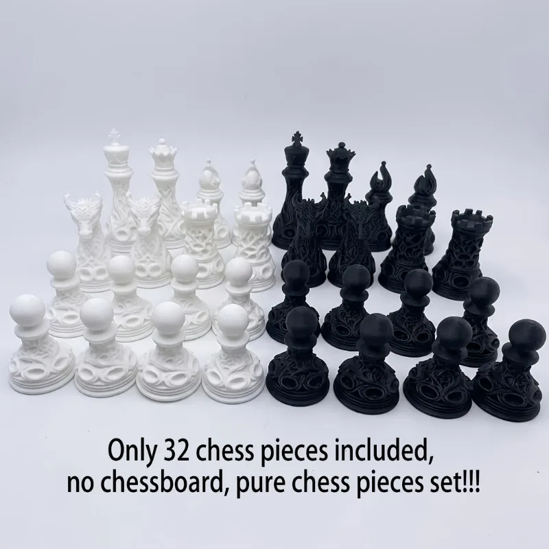 32-elementowy zestaw szachowy  – 3D Printing Chess recenzja i cena