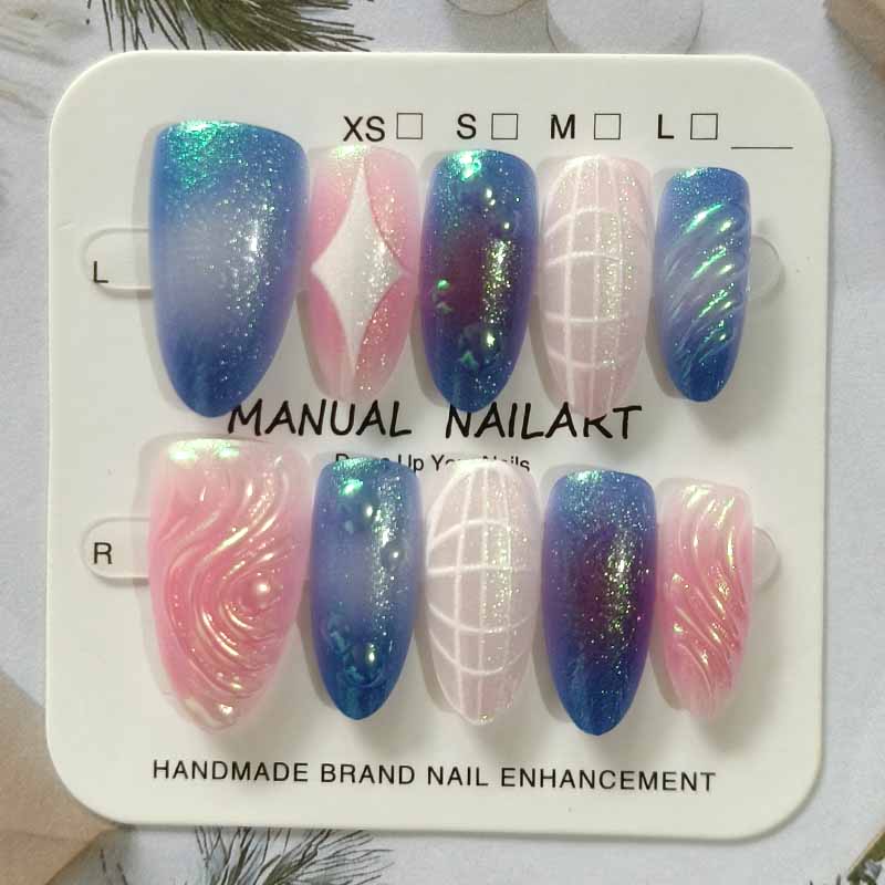 10 szt. Błyszczące paznokcie s – 3D Printing Nails recenzja i cena