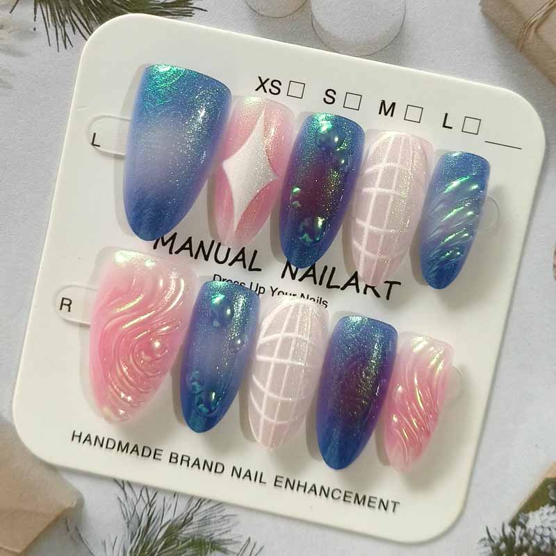 10 szt. Błyszczące paznokcie s – 3D Printing Nails recenzja i cena