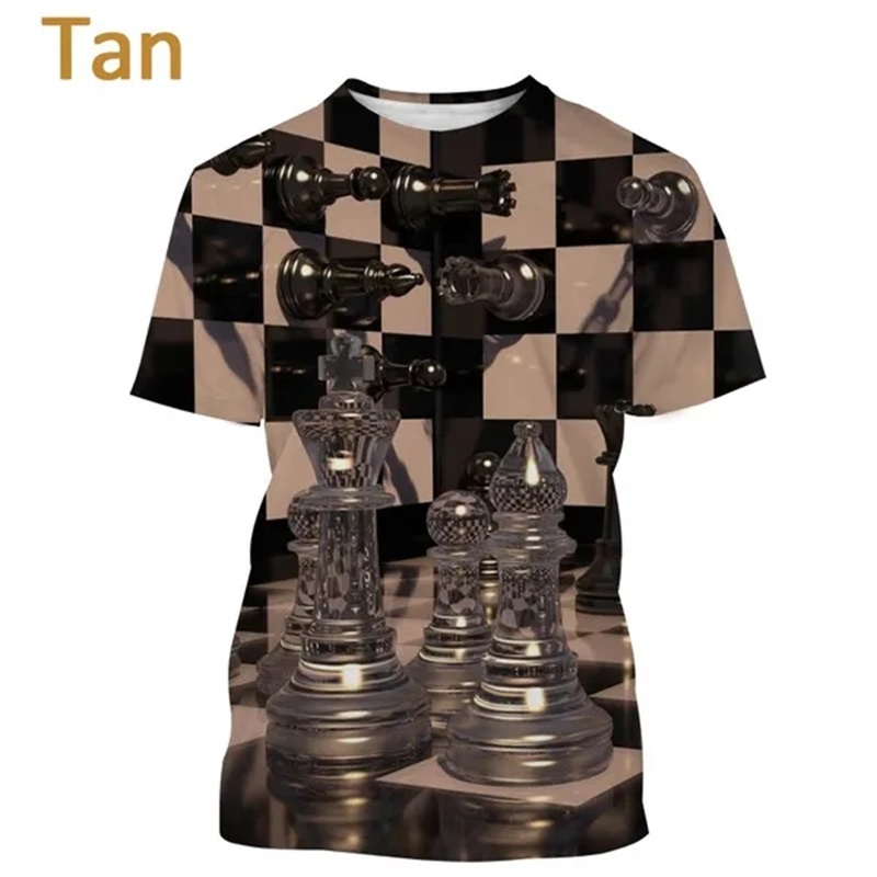 Najnowsza gra w szachy T-Shirt – 3D Printing Chess recenzja i cena