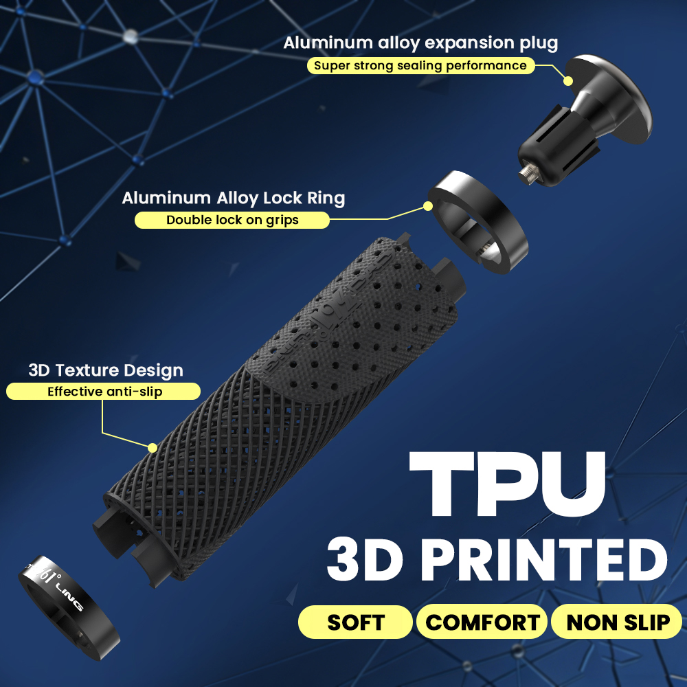 Chwyty rowerowe 361 Degrees dr – 3D Printing Aluminium recenzja i cena