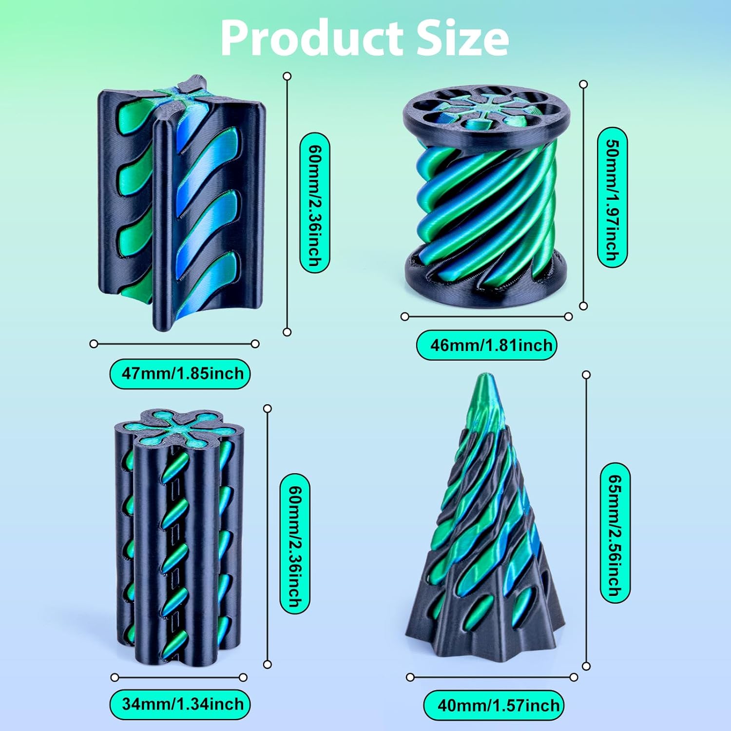 4 sztuki Drukowane 3D Niemożli – 3D Printing Table recenzja i cena