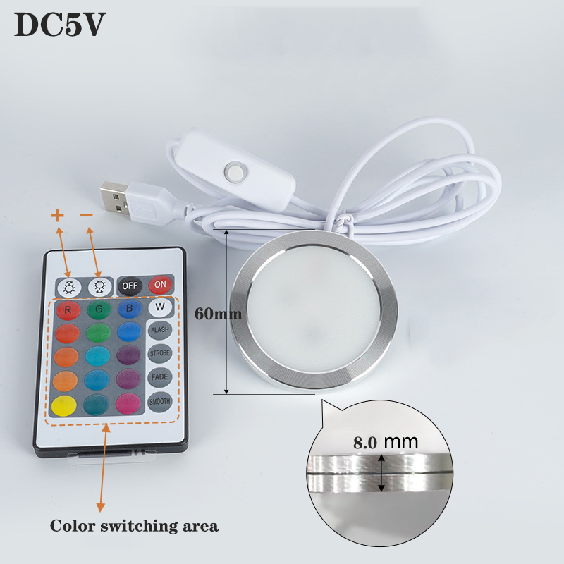 Światła LED RGB 5V USB z możli – 3D Printing Lamp recenzja i cena