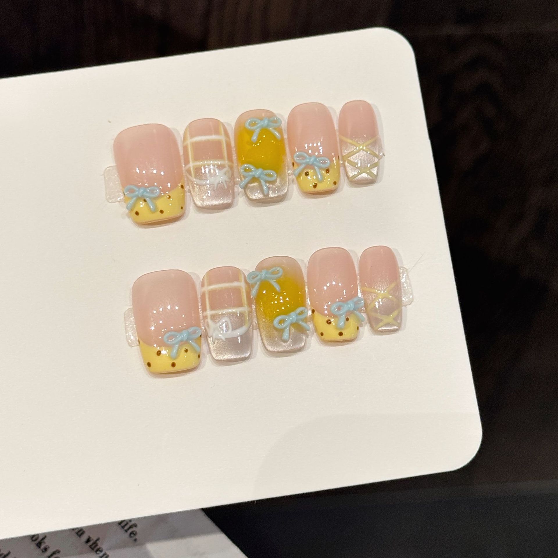 10 szt. Ręcznie Robione Kawaii – 3D Printing Nails recenzja i cena