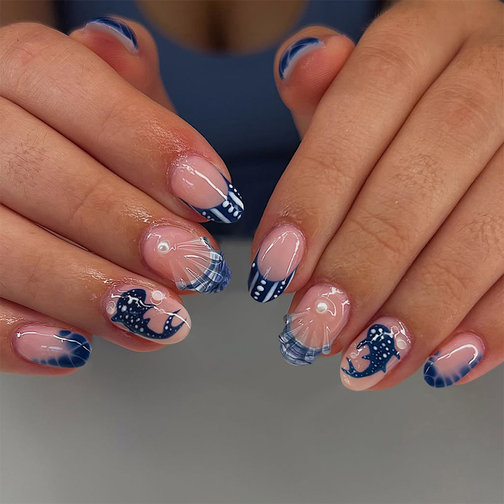 24 szt. migdałowe paznokcie że – 3D Printing Nails recenzja i cena