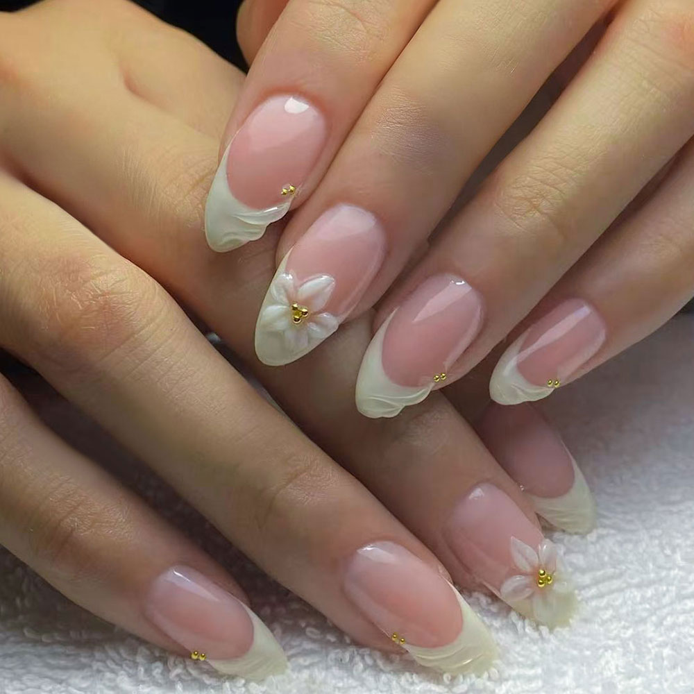 24 szt. migdałowe paznokcie że – 3D Printing Nails recenzja i cena
