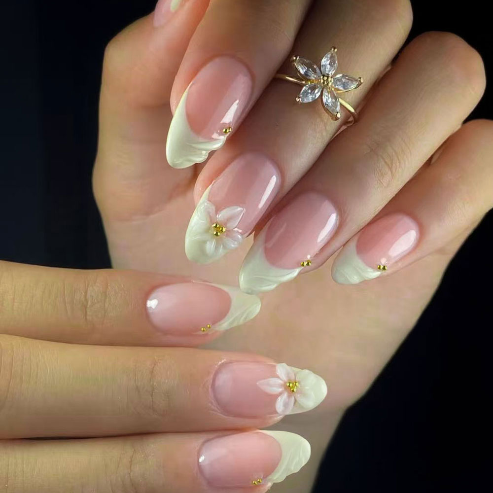 24 szt. migdałowe paznokcie że – 3D Printing Nails recenzja i cena