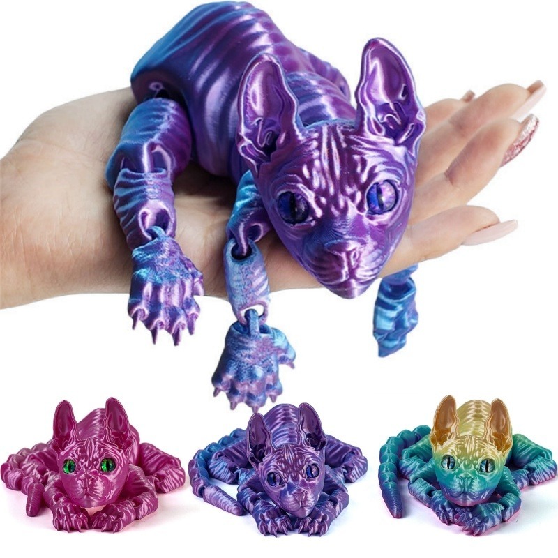 Drukowana w 3D figurka kota Sp – 3D Printing Xmas recenzja i cena