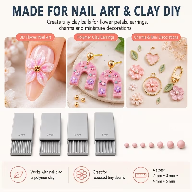 Narzędzie do tworzenia kul z ż – 3D Printing Nails recenzja i cena