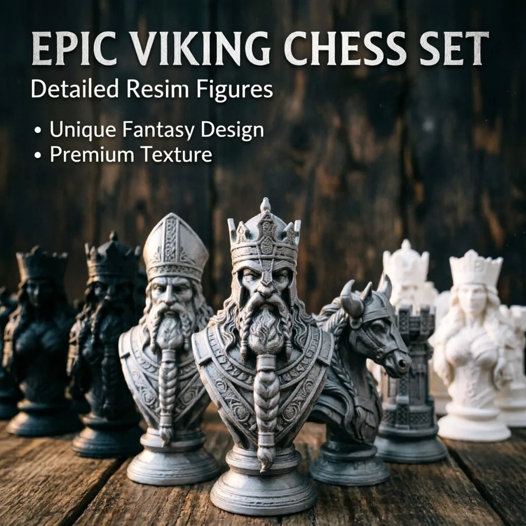 Figurki szachowe 3D o wysokośc – 3D Printing Chess recenzja i cena