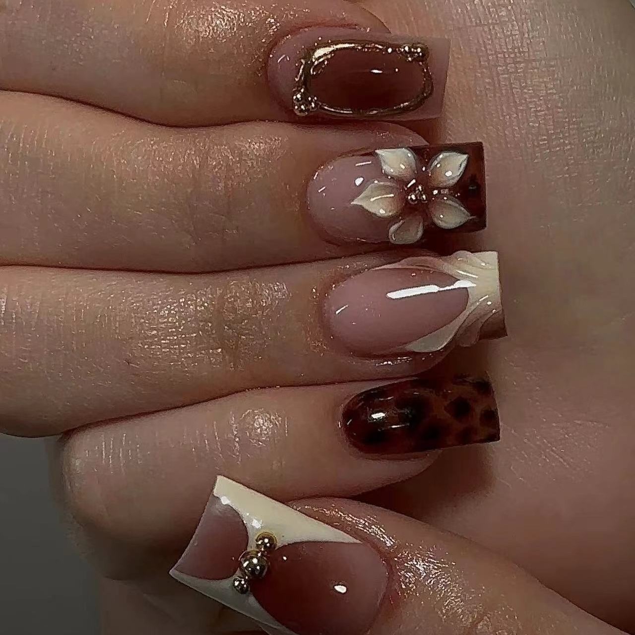 Krótkie kwadratowe sztuczne pa – 3D Printing Nails recenzja i cena