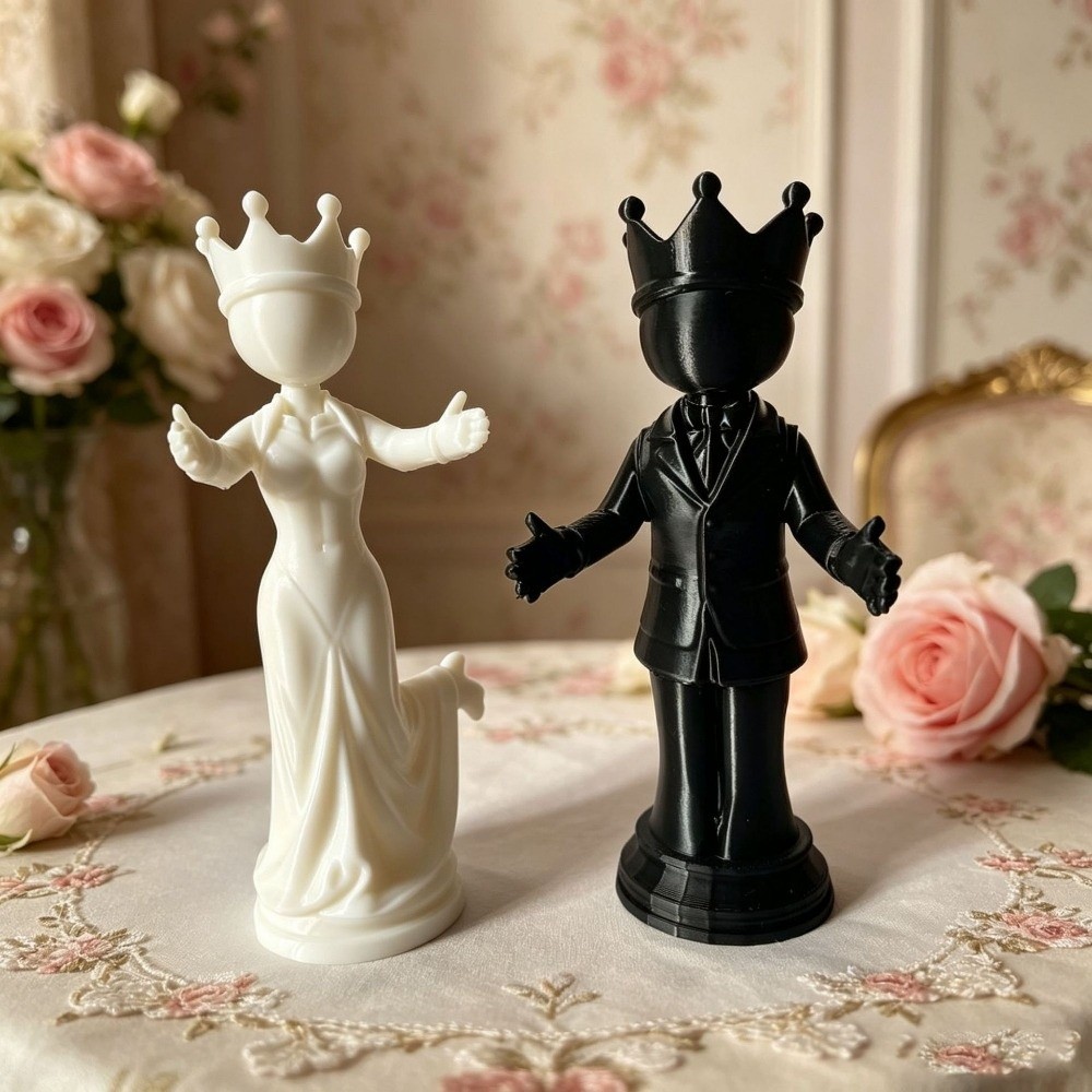 2 szt. Statuetki Zakochanych,  – 3D Printing Chess recenzja i cena