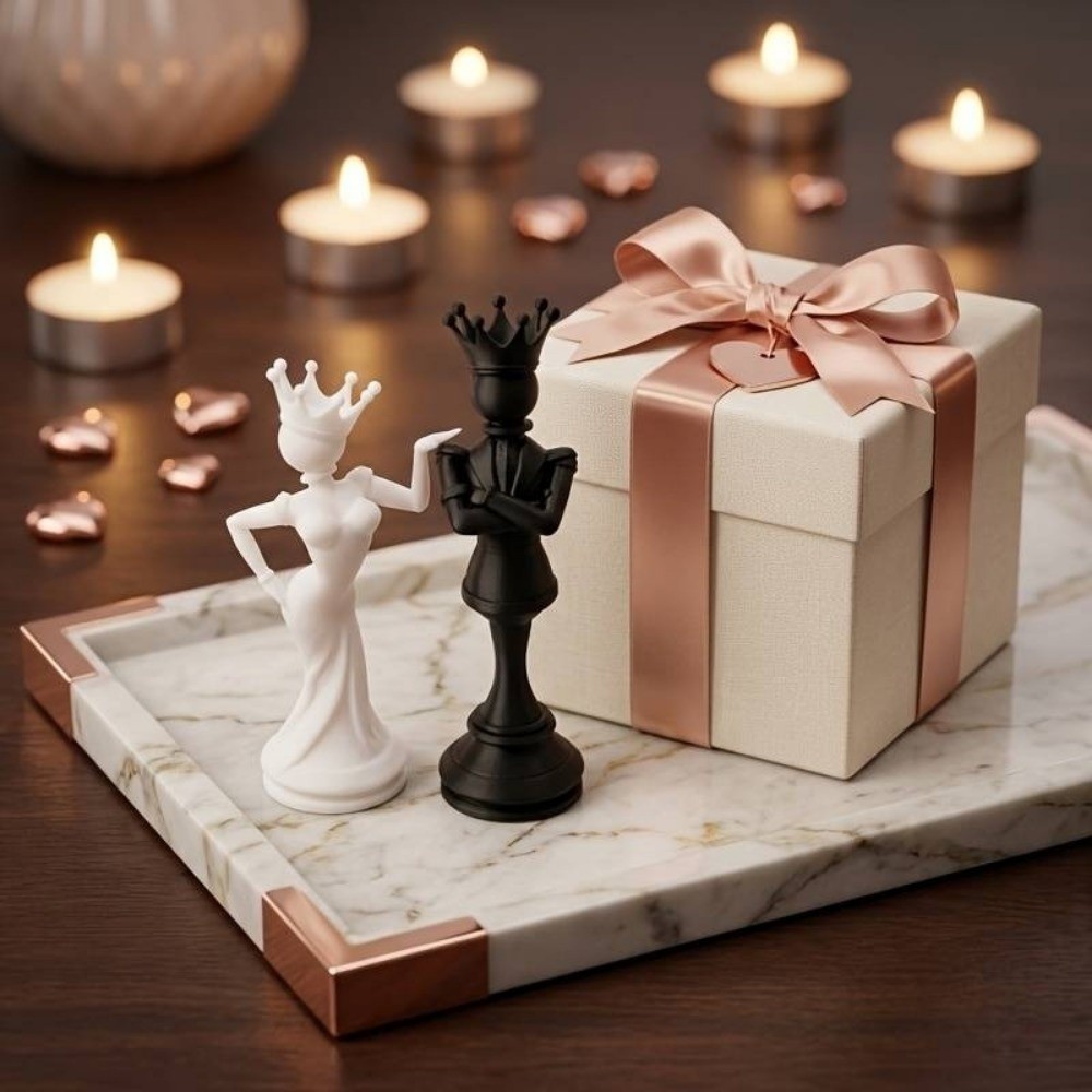 2 szt. Statuetki Zakochanych,  – 3D Printing Chess recenzja i cena