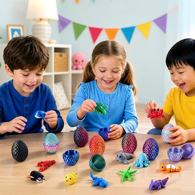 24 szt. Drukowane w 3D Jajka N – 3D Printing Model Free recenzja i cena